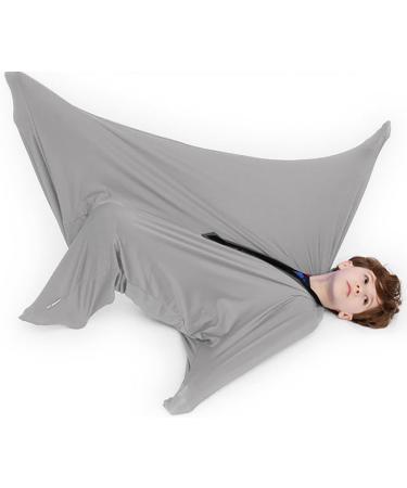 ZYUBOESO Relaxing Sensory Toys for compression Body sock for autism Suitable processing disorders Wrap to Relieve Stress Suitable for children's adult size (Color : Gray A Size : M/Medium) M/Medium Gray a