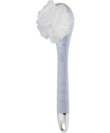 Spa Sciences NERA Shower Body Brush - 4-in-1 Multifunction Treatment for Exfoliation, Cleansing, Massaging - Includes Body Brush, Loofah, Pumice Stone, Massage Head - All Skin Types - Buy Online on GoSupps.com
