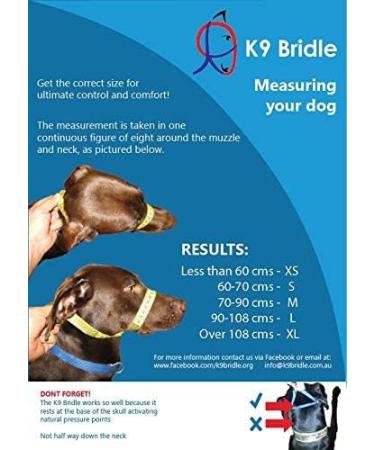 K9 Bridle - to stop your dog pulling (Medium Black) Medium Black - Buy Online on GoSupps.com