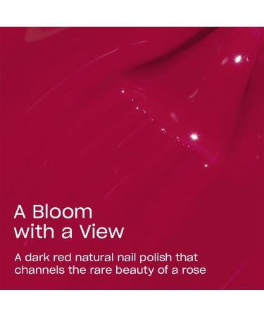OPI Nature Strong Nail Polish | Quick Dry Vegan Nail Varnish with Long-Lasting Results | Made with Natural Ingredients | Red Shades | A Bloom with a View | 15 ml - Buy Online on GoSupps.com