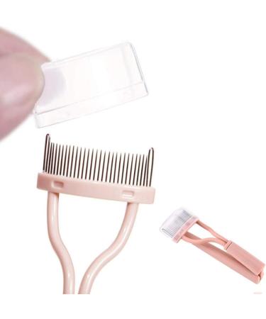 RIYAN 1 Set of Pink Portable Mini Eyelash Curler Set Extension Eyelash Comb Curler Curling Naturally and Lasting - Buy Online on GoSupps.com