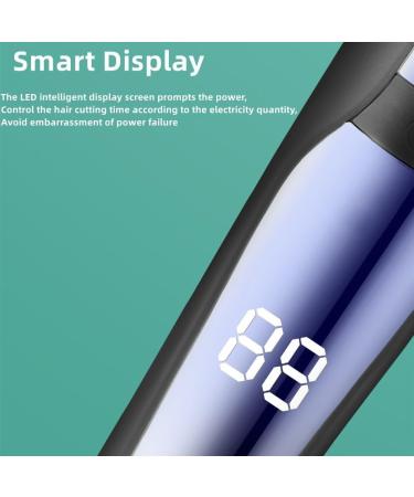 Waterproof Hair Clippers with LED Display - USB Rechargeable Hairdressing Tool for Precision Cuts - Buy Online on GoSupps.com