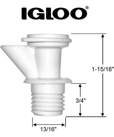 Igloo Push-Button Spigot for 2-10 Gallon Water Cooler - Replacement Beverage Jug Tap - Buy Online on GoSupps.com