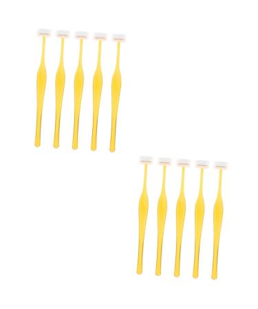 Frcolor Multitools 10 pieces of fold -up portable electrical razor Painless hair remover facial razor for women hair removal razor 12.5x1.3cmx2PCs Random color x 2 pieces