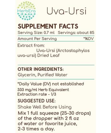 Uva-Ursi Alcohol-Free Herbal Extract Tincture - 2 fl oz Concentrated Liquid Drops for Natural Wellness - Buy Online on GoSupps.com