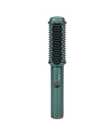 USB Rechargeable Cordless Hair Styling Tool Hair Straightening and Curling Brush Ideal for Short Hair Features Quick and Even Heating