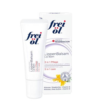 frei l Hydrolipid lip balm for dry and chapped lips with jojoba oil and vitamin E lip care vegan 8 ml 8 ml (1 pack)