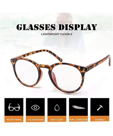 Vecien Blue Light Filter Reading Glasses - 3-Piece Set Spring Hinge Design Ultra-Clear 4.0 Diopter Matt Finish for Men & Women - Buy Online on GoSupps.com