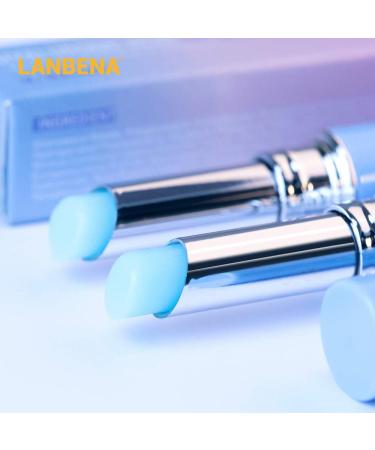 zroven LANBENA Hyaluronic Acid Lip Balm Natural Extract Plumper Lips Fade Lips Nourishing Moisturizing Lipstick Long Lasting Lip Care Usage - Buy Online on GoSupps.com