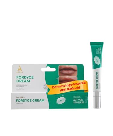 Abera Fordyce Cream Advanced Formula with HPR (Next-Gen Retinoids), Fordyce Spot Remover For Lips, All-day Moisturizing, Help Improve Dry, Chapped and Dark Lips, For Sensitive Lips (0.7 Oz) Set 1