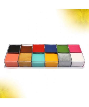 Lurrose 12 Fluorescent Body Painting Cream - Vibrant Cosmetic Pigment for Kids & Adults | International Shipping Available - Buy Online on GoSupps.com