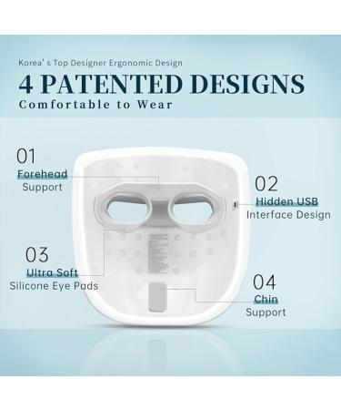 GYH Led Face Mask Light Therapy  Red Light Therapy for Face  FSA/HSA Eligible  Wireless High Dose Red  Infrared & Blue Light Therapy Mask for Skin Care  Anti-ageing Cloud-S (RB-014) - Buy Online on GoSupps.com