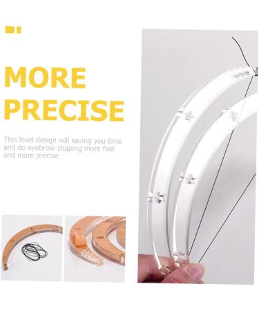 FOMIYES 4 sets Bow Tool Eyebrow Kit Shaper Shape Measuring Level Auxiliary Ruler Mapping Marker Line - Buy Online on GoSupps.com