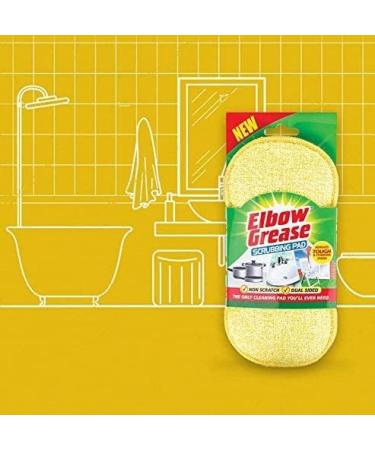Elbow Grease All Purpose Degreaser 1L Removes Grease Stain from Fabrics Metal Plastics 1Pk + Scrubbing Pad Dual Sided Sponge 1Pk + Our Gift for You: Organza Bag Size: 9x7x0.1cm - Buy Online on GoSupps.com