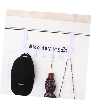 Hook Storage Rack Heavy Duty Organizer Rack Clothes Hanger Racks Over Door Holder Nail Shelf medium White - Buy Online on GoSupps.com