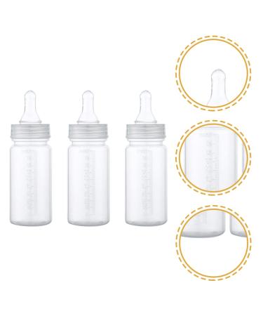 Kisangel 100ml Clear Breastfeeding Bottles 4pcs with Scale Breastmilk Storage & Nursing Bottle for Toddlers - Buy Online on GoSupps.com