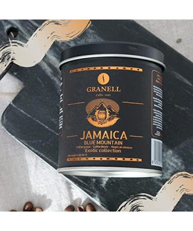 Granell Caf s 1940 - Jamaica Blue Mountain Coffee Bean Gift Box | Coffee Gift Box consisting of Natural Coffee Beans + 2 Granell Coffee Cups - Buy Online on GoSupps.com