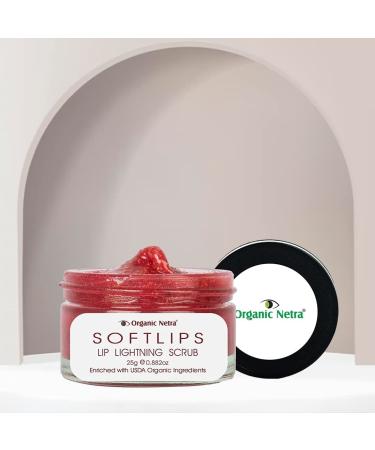 Buy Lip Lightning Scrub | Softens & Brightens Lips | Natural & Organic | 25gm - Moisturizes Dry & Chapped Lips - Buy Online on GoSupps.com