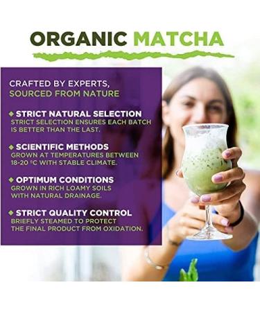 Organic Matcha Green Tea Capsules - 180 Count | 1200mg per Serving | Natural Energy Supplement | Ergogenic Aid - MySuperfoods - Buy Online on GoSupps.com