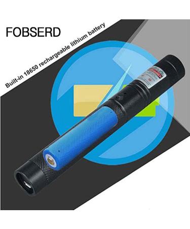 FOBSERD Long Range Green Beam High Power Flashlight | USB Charging | Adjustable Focus - Ideal for Night Astronomy, Camping, Hunting, Hiking - Buy Online on GoSupps.com