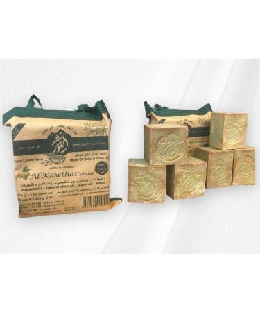 Buy AL-KAWTHAR Laurel Soap Bars (Set of 4) - Natural 30% Laurel Oil & 70% Olive Oil | Traditional Handmade Luxury Soap for Healthy Skin - Buy Online on GoSupps.com