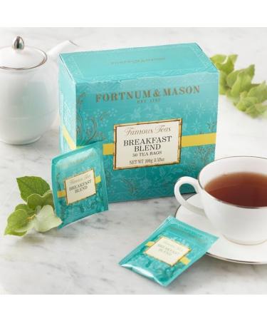 Fortnum & Mason British Tea Breakfast Blend | 50 Tea Bags (Jumbo Pack) | English Breakfast | Assam Blend
