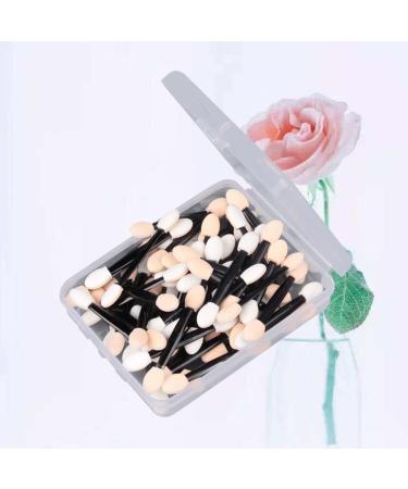LALAFINA Eye Makeup 100 Pcs Eyeshadow Disposable Dual Sided Cosmetic Eye Shadow Makeup Application Makeup Tools Oval Makeup Size 1x2pcs Blackx2pcs - Buy Online on GoSupps.com