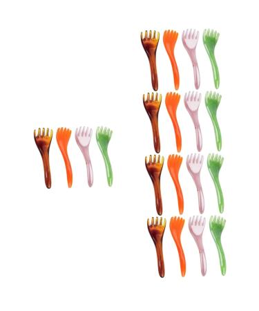 Fomiyes 20 STK Head massage gear Face massage curb growth circulation promote Christmas gifts The claw scalp massager massage head Hair massage device body paw massage globe 15.5x4.5cmx5pcs as shown