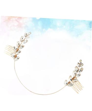 Ipetboom Flower Girl Hair Accessories for Wedding Hair Accessory for Girls Wedding Hair Comb Crystal Headpiece Hair Accessories for Girls Bridal Headdress Rhinestones Olive Branch Bride - Buy Online on GoSupps.com