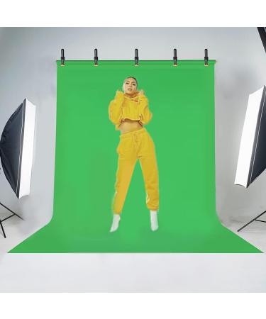 YELANGU Green Screen Backdrop Kit - 6.5X5ft Portable Studio for Streaming, Photos, Video Conferences - Buy Online on GoSupps.com