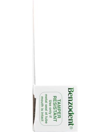 Benzodent Dental Pain Relieving Cream for Dentures and Braces 0.25 oz tube (Pack of 18) - Buy Online on GoSupps.com