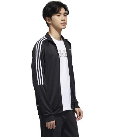 adidas Sereno 19 Men's Training Jacket - Medium, Black/White - Buy Online on GoSupps.com