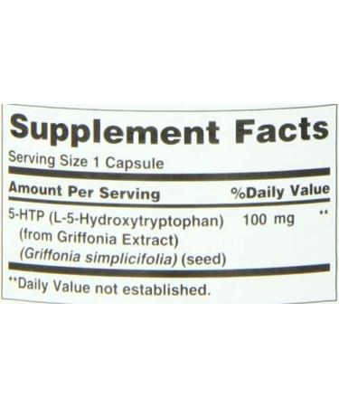 Nature's Bounty 5-HTP 100 mg - Mood Support & Sleep Aid - 60 Capsules - Buy Online on GoSupps.com