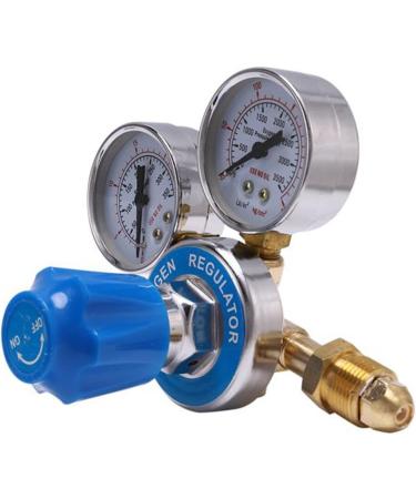 Sgnsvj Oxygen Gas Bottle Regulators O2 Reducing Pressure Inhaler Double Gauge Regulator Oxygen Tank Regulator - Buy Online on GoSupps.com
