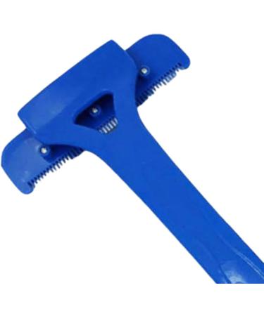 Amagogo Back Razor for Men - Easy DIY Grooming Long Handle Wet/Dry Use Foldable - Blue - Buy Online on GoSupps.com