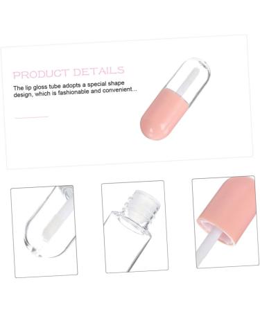Lot de 8 Tubes D'huile L vres Transparents 5ml Petits Format Voyage Rechargeables pour Femmes Fournitures de Gloss L vres Rose - Buy Online on GoSupps.com