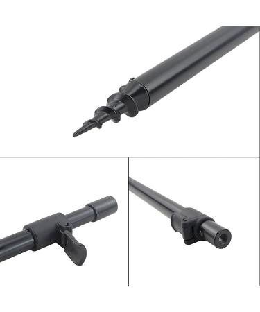 Hirisi Adjustable Banking Sticks Rod Holder - 30-90 cm | Durable Aluminum with Thread & Earth Skewer - Perfect Fishing Accessory - Buy Online on GoSupps.com