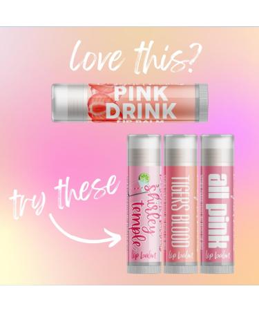 Delight Naturals JUMBO Lip Balm - Pink Drink - Buy Online on GoSupps.com