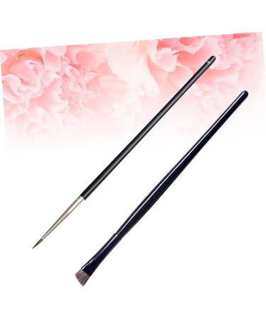 FOMIYES 2pcs Brush Cosmetic Eyeshadow Eye Makeup Tools Eyeliner - Buy Online on GoSupps.com