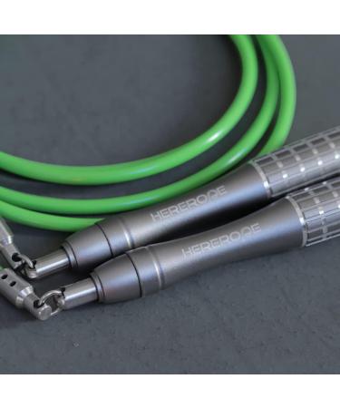 Hererope Weighted Jump Rope for Women and Men - 1LB Adjustable Heavy Rope for Fitness, High-Intensity Workouts - Crossfit, Boxing - 8'6 (5'4.5 - 5'9) - Buy Online on GoSupps.com