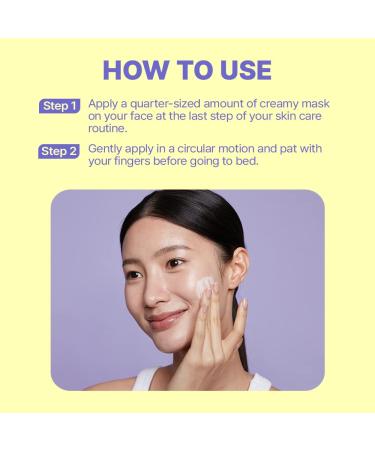 Let Me Soothing Creamy Mask - Hydrating Vegan Face Moisturizer for Deep Botanical Hydration | Nourishing & Calming Korean Skin Care - 4.05 Fl. Oz - Buy Online on GoSupps.com