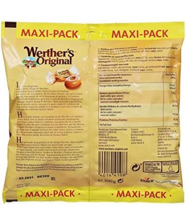 WERTHER'S ORIGINAL - 300G - Pack of 4 - Sold in packs - Buy Online on GoSupps.com
