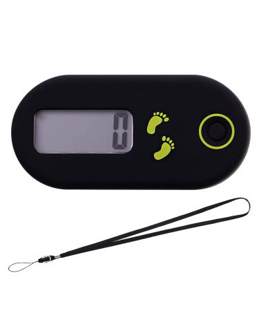 Lufeis Mini pedometer 3D pedometer with clip and converting tape simple precise pedometer pedometer without app and cell phone pedometers for women to jog