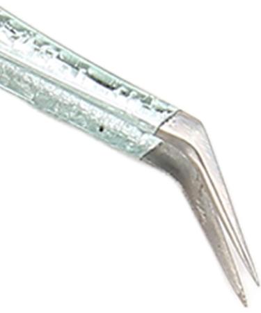 Lightweight Fine Point Stainless Steel Nail Tweezers Comfortable Grip Nail Art Tweezers Salon Home - Buy Online on GoSupps.com