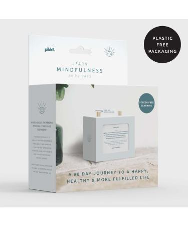 Shop Pikkii Mindfulness in 90 Days Scroll Box | Daily Mindfulness Guide & Wellbeing Gift - Buy Online on GoSupps.com