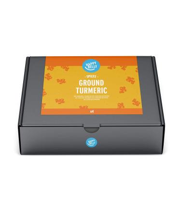 Happy Belly Ground Turmeric - 120g | Amazon Brand | Premium Quality Spice for Cooking & Health | International Shipping Available - Buy Online on GoSupps.com