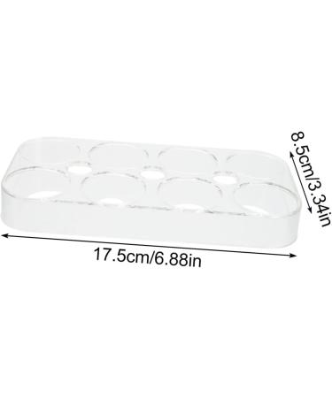 HOMSFOU 3pcs Egg Storage Box Basket Food Tray Refrigerator Egg Trays Egg Holder Refrigerator Door Stackable Assorted Colorx3pcs 17.5x8.5x2cmx3pcs - Buy Online on GoSupps.com