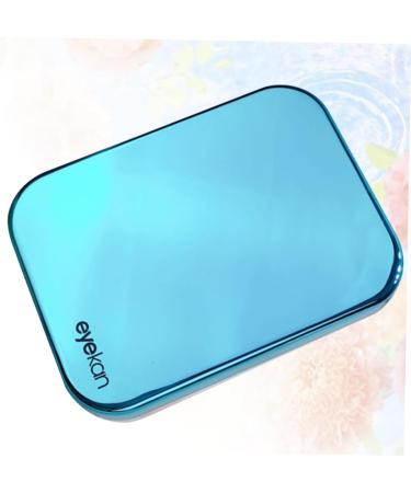 Buy Healvian Travel Case for Contact Lenses - Durable Plastic Container Mirror & Holder - Convenient Storage for Glasses & Lens Care - 8.3x6.2x2.1cm - Blue - Buy Online on GoSupps.com