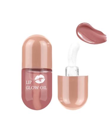 Lip Plumper, Natural Lip Plumper and Lip Care Serum, Lip Plumper Gloss, Lip Enhancer for Fuller, Lip Mask, Beautiful Fuller, Hydrating & Reduce Fine Lines (Day& Night) (Pink, 5ML)