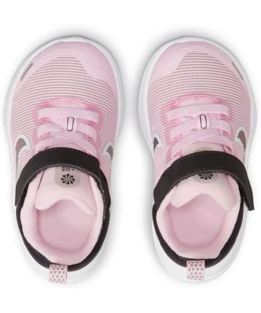 Nike Boys Downshifter 12 Next Nature Sneakers - Pink Foam Flat Pewter & Black - International Shipping Available - Buy Online on GoSupps.com